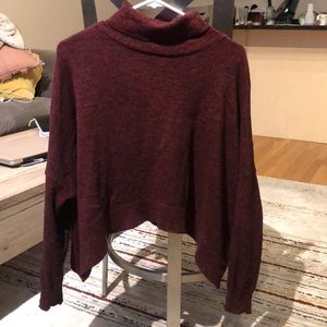Zara burgundy turtleneck